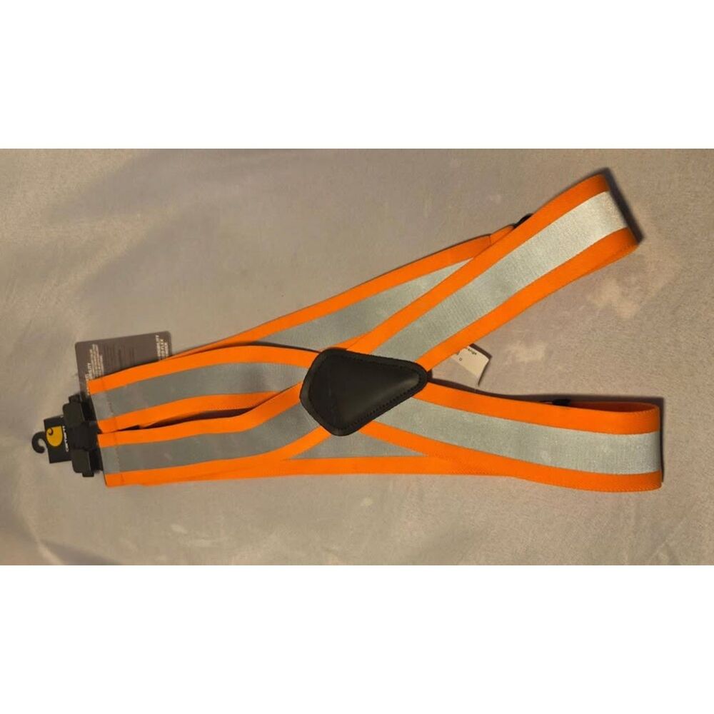 Carhartt Hi-Vis Reflective Suspenders Safety Adjustable Workwear NWT